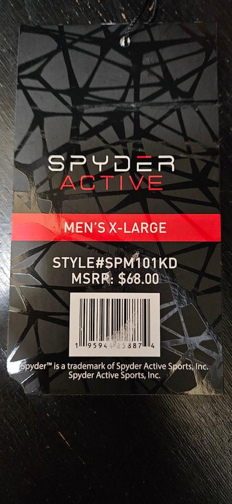 Spyder pánsky termo rolák veľkosť xl, xl