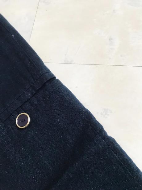 3/4 ľanové nohavice, 38