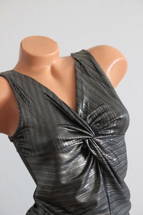 Elegantný lesklý body top, s, s