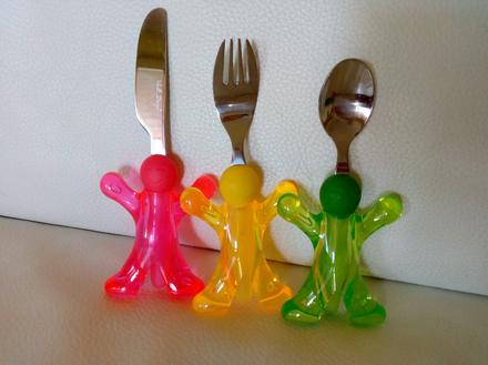 Detský príbor s panáčikmi, 