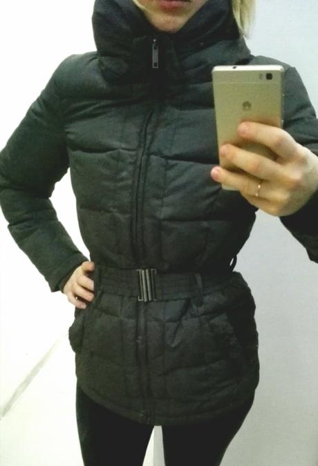 Zimná páperová bundička, s