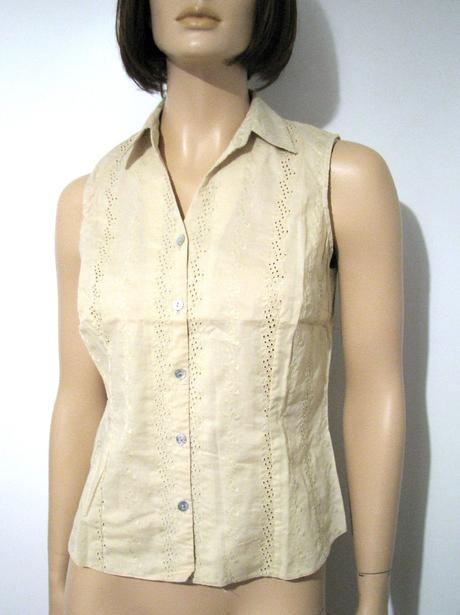 Béžová madeirová blúzka, bhs,40