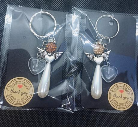 Kľúčenka anjel+srdce, 