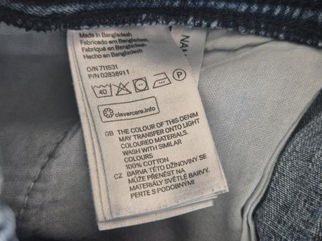 Riflové kraťasy 152/158, h&m,152