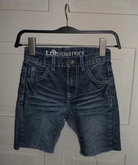 Rifľové kraťasy + šortky-plavky, 122