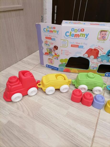 Peppa autíčko +vláčik +kocky, 