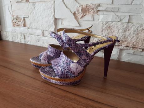 Letné fialové sandále, 37