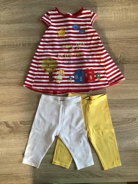 Letné šaty s legínmi, veľ. 86, mayoral,86