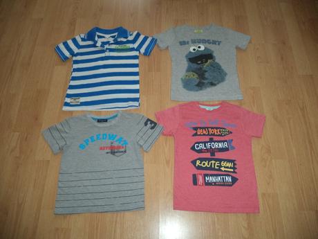 4 letné tričká 110, 110