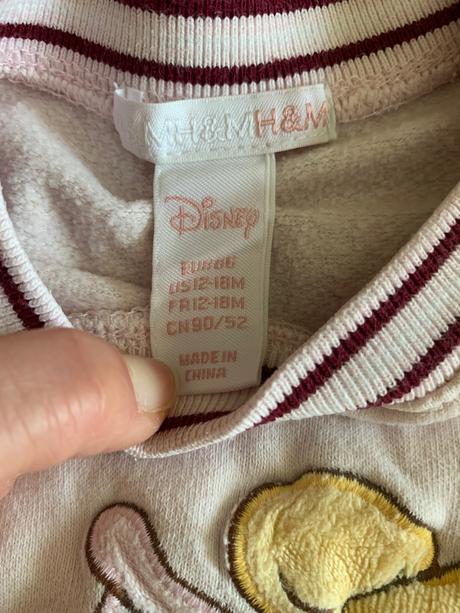 Teplá súprava macko pooh a piglet, h&m,86