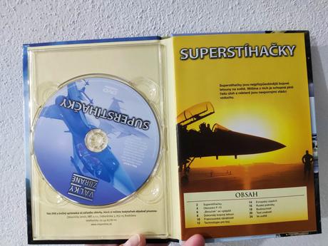 Dvd + brožúra - superstíhačky, 
