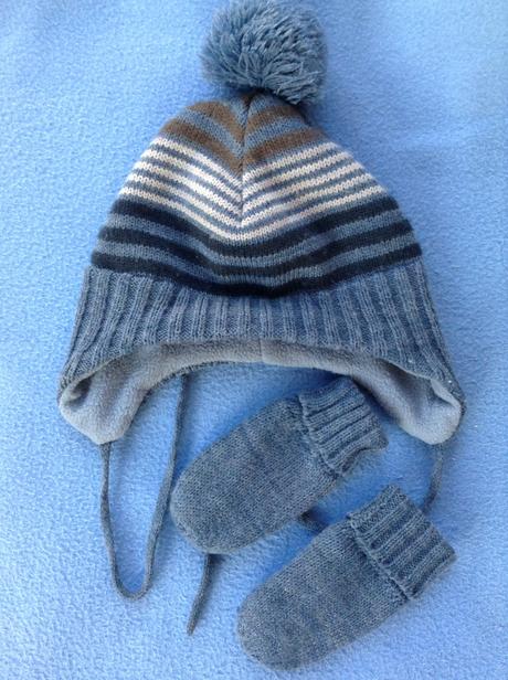 Čiapočka a rukavičky 62/68, h&m,62