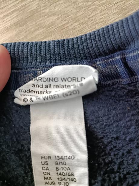 Mikinove saty, h&m,134