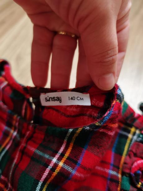 Kárované šaty 140, sinsay,140