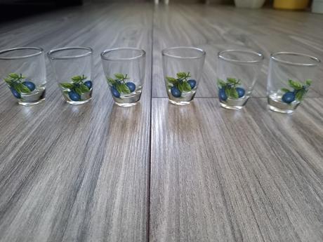 Slivovicové poháriky-6 ks, 