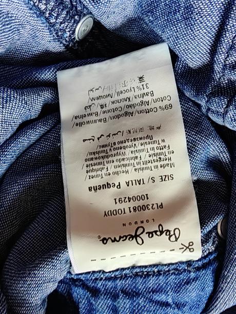 Pepe jeans riflovy letny overal, pepe jeans,m
