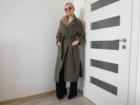 Zara woman -s/m-kabát dámsky,vlnený,, zara,s