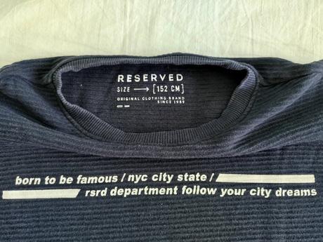 Vrúbkovené tričko, reserved,152