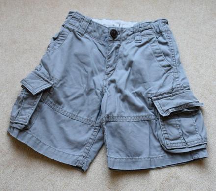 Šortky chlapčenské šedé, gap,98