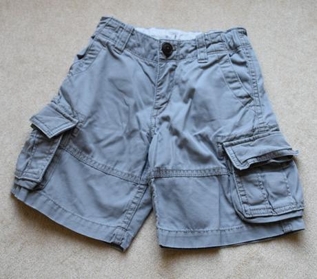 Šortky chlapčenské šedé, gap,98