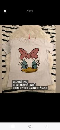 Dámske disney tricko, l