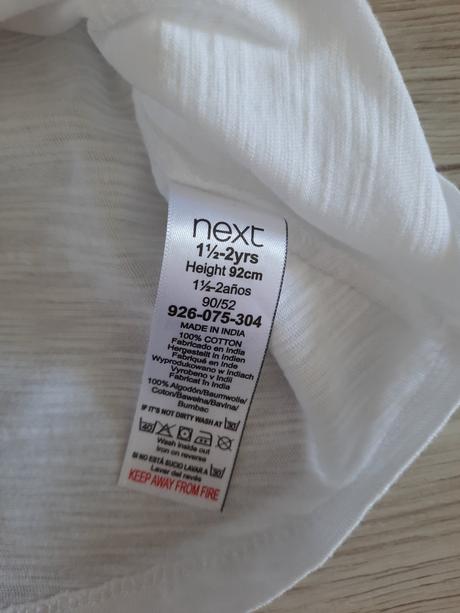 Biele šatičky, next,92