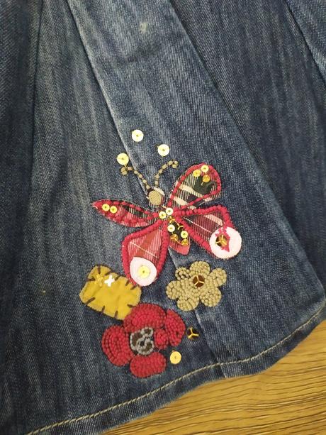 Riflová sukňa next, next,110