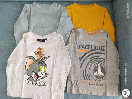 Predám tričká s dlhým rukávom, gate,104