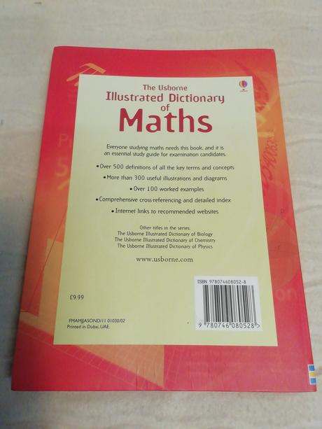 Usborne illustr dictionary of maths sp23, 