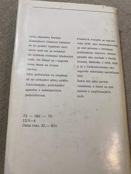 Krásna kniha šakal frederick forsyth, 