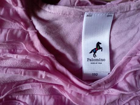 Ružové šaty s volánmi, palomino,110