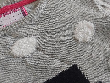 Dlhší vianočný svetrík snehuliak veľ.152-158, 152