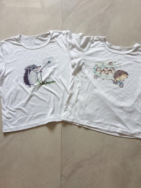 Tričká, motív ježka, 146