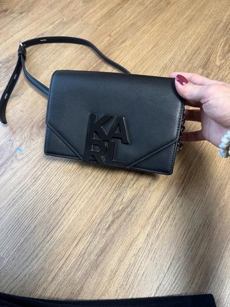 Kožená kabelka karl lagerfeld, karl lagerfeld