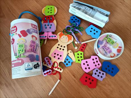 Drevené bábiky na "šitie", 