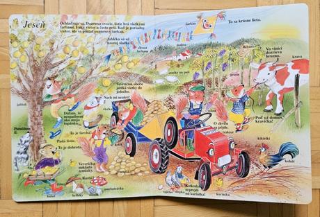 Detská kniha 's veveričkou do prírody', 