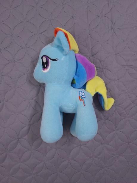 Mlp plysovy ponik rainbow dash,