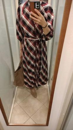 Kárované šaty, h&m,xxl