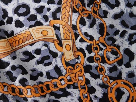 Kvalitná luxusna hodvabna elegantná šatka, m