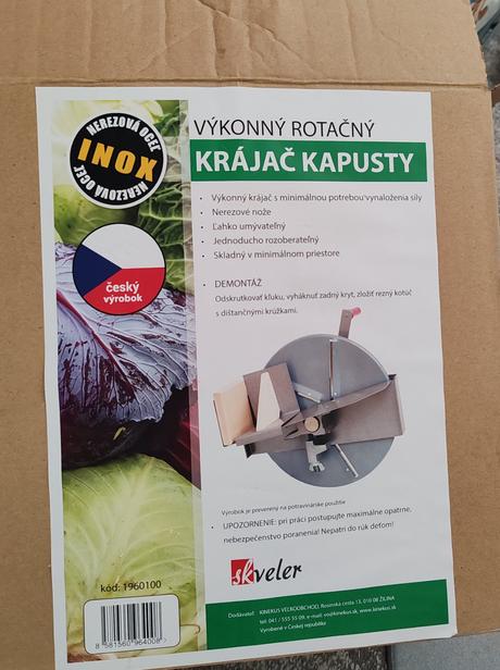 Rezačka na kapustu,
