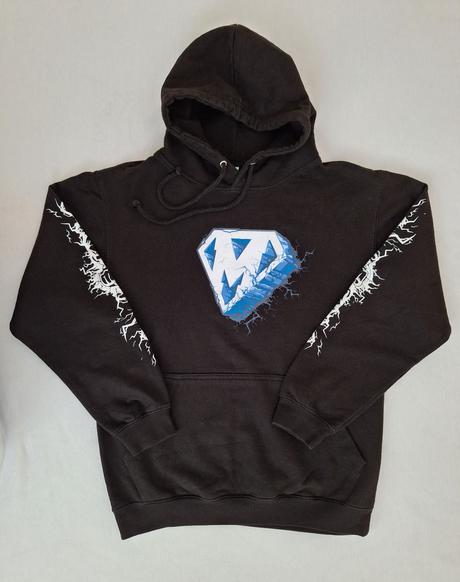 Mikina čierna just hoods, s