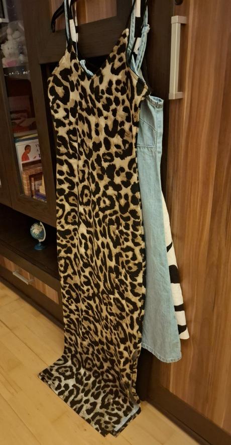 Leopard midi saty, sinsay,s