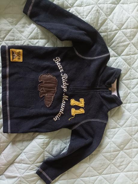 Flisova krasna mikina, palomino,110