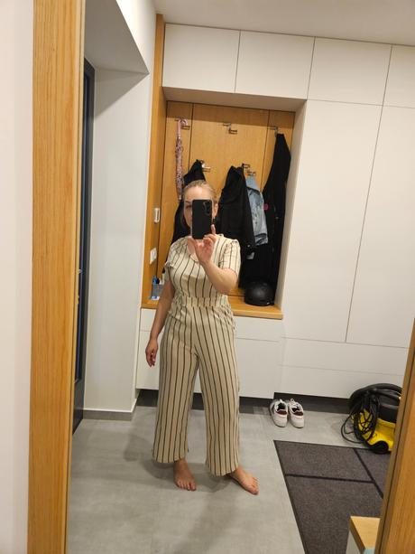 Béžový overal, xs