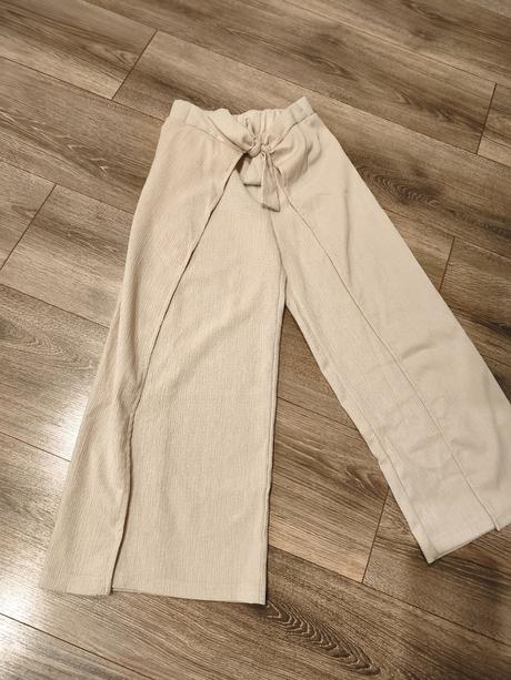 Letné nohavice so zavinovacim efektom 134/140, takko,134