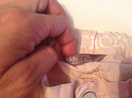 Letne bavlnené nohavice lindex 1x oblečené, lindex,122