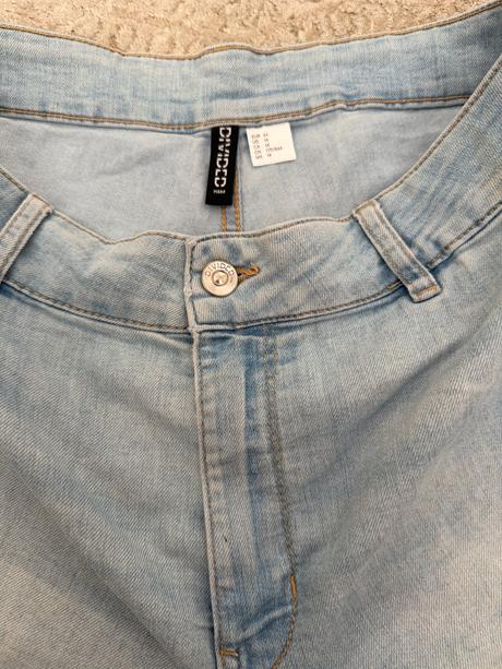 Krátke riflové nohavice, h&m,xxl