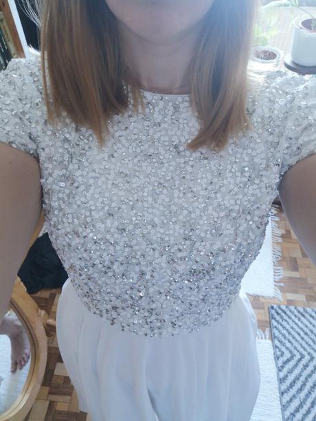 Šaty lace & beads, m