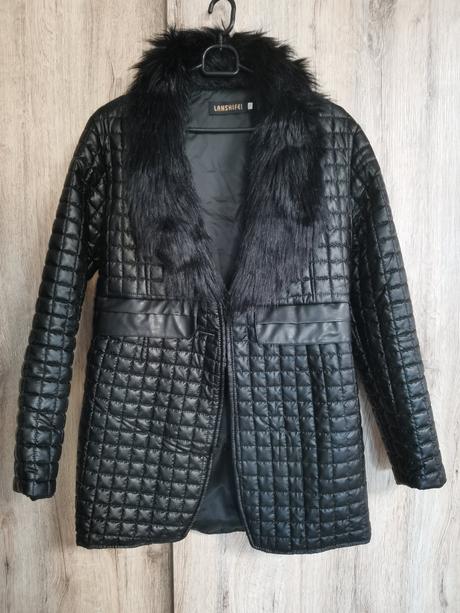 Kabát koženkový, m