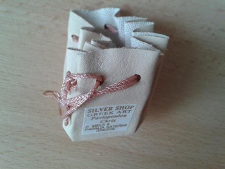 Kožené vrecúško na šperk alebo bižutériu, 